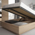 *Kensington 140cm Double Bed frame with lift up frame inc slats in Oak.